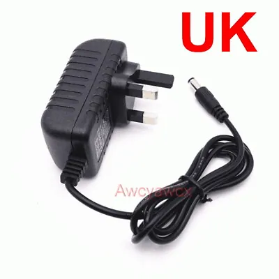 AC DC 5.5V 6V 6.5V 7V 7.5V 8V 8.5V 9V 10V 1A 1.5A 2A Power Adapter Supply 5.5mm • £7.20