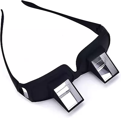 Lazy Glasses Bed Prism Glasses Spectacles Horizontal High Definition Glas • $12.73