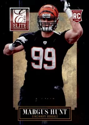 2013 Panini Elite Margus Hunt Rookie /999 Cincinnati Bengals #162 • $3.99