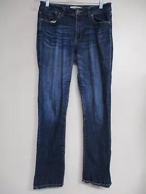 CABI Blue Stretch Denim High Straight 5 Pocket  Jeans  Pants Sz 6 • $1.99