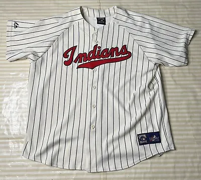 £39.99 • Buy Majestic Indians Baseball Jersey Mens Size XL