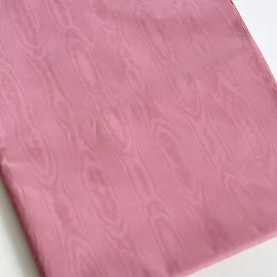 Vintage Rose Moire Cotton Fabric Waterfall Polished Cotton Sewing Quilting BTY • $13.99