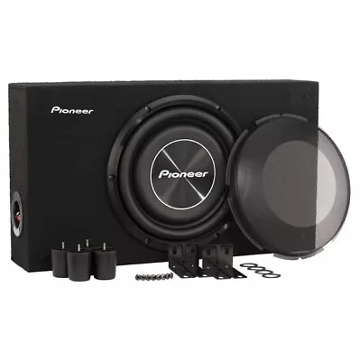 Pioneer TS-A2500LB | 1200W Max 10 Inch 2-Ohm Shallow Mount Loaded Subwoofer Box • $149.99