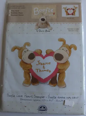 £13.49 • Buy DMC Boofle Love Heart Sampler Counted Cross Stitch Kit 14ct BL1017/68