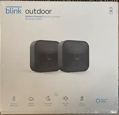 Blink Outdoor Wireless Water Resistant Security Cameras System | 2 Camera Kit • $89