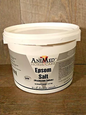 Animed Epsom Salt Horses Equine Dietary Magnesium Sulfate 5 Pounds  • $12.99