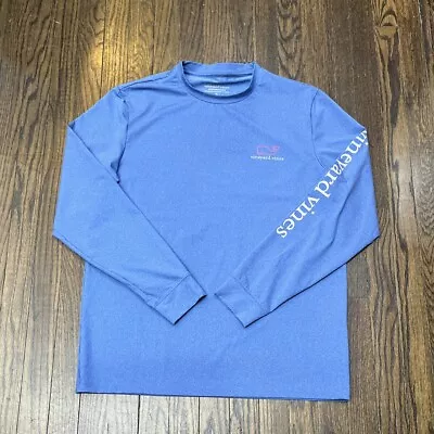 Vineyard Vines Performance Long Sleeve Shirt Men’s Medium Blue • $19.99