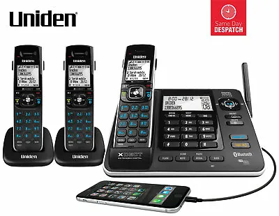 Uniden Xdect 8355+2 Digital Cordless Phone Bluetooth Power Failure Backup • $99.95