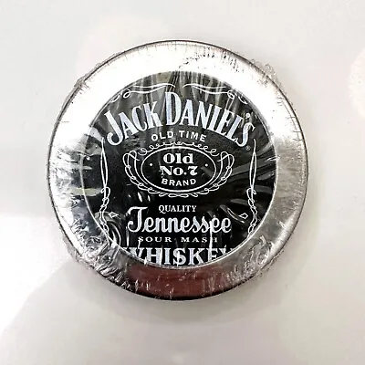 Jack Daniels Metal/Leather Coasters Set Of 4 • £27.55