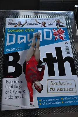 London 2012 Olympic Games Official Programme (Day 10 - 6th August 2012) VGC • £6