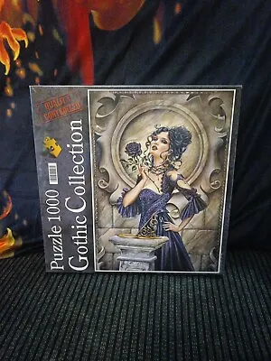 Victoria France Gothic Collection Black Rose 1000 Piece Jigsaw Puzzle Clementoni • £24.99