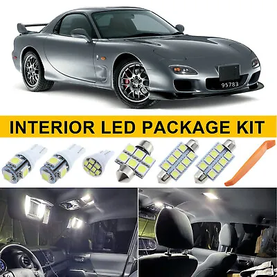 For Mazda RX7 FD3S 6000K LED Interior Bulbs Package Map Dome Trunk License Plate • $14.84