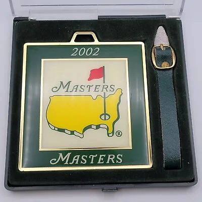 2002 Masters Bag Tag Augusta National PGA Tiger Woods Won NEW • $29.99