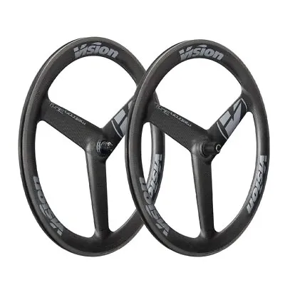 Vision Metron 3-Spoke Disc Brake CLock Wheelset • $1842