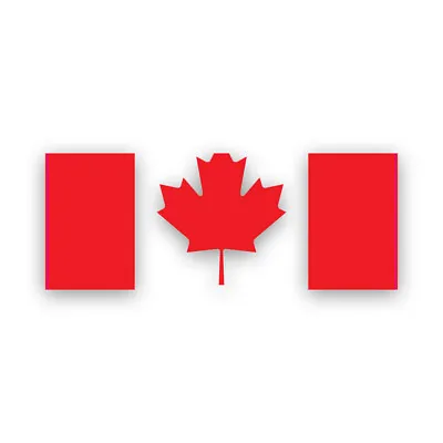 Canadian Flag Sticker Decal - Weatherproof - Canada Maple Leaf • $34.99