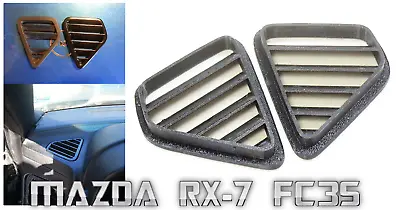 FC3S Dash Corner Triangle Vent Set (Demister Grille)  - Black For Mazda RX7 RX-7 • $14.95