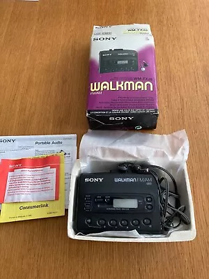 Sony Walkman WM-FX28 Boxed With Earphones And Instructions • £17.50