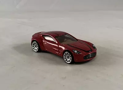 2023 Hot Wheels Motor Show Aston Martin One-77 Dark Red 10SPs LOOSE • $2.99