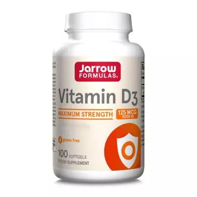 Jarrow Formulas Vitamin D3 Maximum Strength 125MCG 5000IU 100's • £35.79