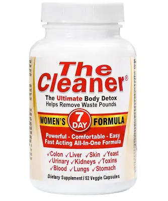 Century System's The Cleaner Women's Formula 7 Day Ultimate Body Detox (52 Caps) • $16.95