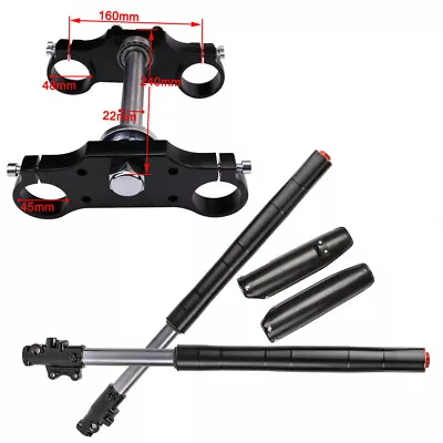 700 Front Forks Shock 45mm 48mm Triple Clamp 110cc 125cc 150cc Pit Dirt Bike SDG • $199.82