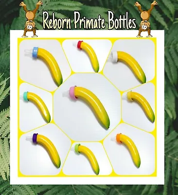 £10.70 • Buy Banana Bottle For Reborn Primates - Reborn Monkeys, Chimpanzees, Orangutans, Etc