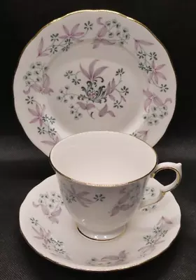 Colclough Ridgway Potteries Pattern No 8366 Trio - Cup Saucer Plate • $45