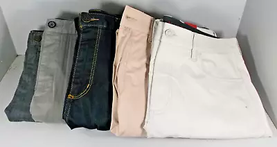 Lot Of Five Men's Pants Size 33 X 30 Various Colors Johnston Murphy • $34.95