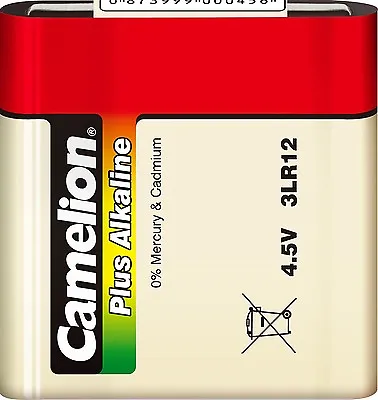 £13.12 • Buy Batch Of 6 Battery CAMELION Alkaline 4,5V 3LR12 (R12) Flat Patrice Under Cello