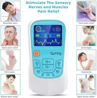 £28.99 • Buy OSITO TENS & EMS Machine Physiotherapy Promoting Blood Circulation Pain Relief