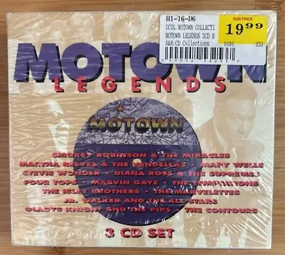 MOTOWN LEGENDS 3 Compact Disc Box Set (CD) - MINT IN BOX/PLASTIC R&B SOUL • $15.99