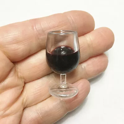 M01487-FS MOREZMORE Miniature Wine Glass Goblet 1:6 Scale Dollhouse Puppet Prop • $7.70