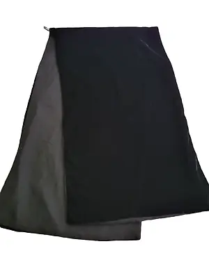 Black Velvet Fabric Runner Chiffon Lined 66 X19  • $29.99