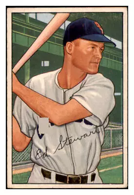 1952 Bowman #185 Bud Stewart White Sox Vg-ex Set Break 491165 (kycards) • $8