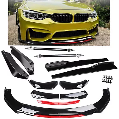 For BMW 3 4 5 Series Front Rear Bumper Lip Spoiler Splitter Body Kit Side+Skirt • $59.99