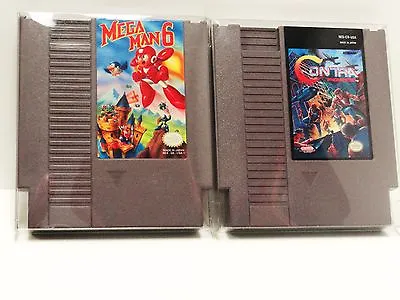 50 Nintendo NES Cartridge Protectors Custom Video Game Boxes Cases Sleeves Cart  • $35.99