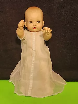 Vintage 1960's Effanbee 17  My Fair Baby Doll In Original Gown • $46.65