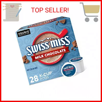 Swiss Miss Milk Chocolate Hot Cocoa Keurig Single-Serve K Cup Pods 28 Count • $23.14