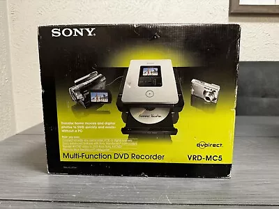 Sony DVD Direct  Multi Function DVD Recorder VRD MC5 With Box! Tested Working • $70