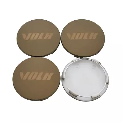 4x 65 Mm Bronze Alloy Wheel Center Hub Rim Caps For RAYS VOLK TE37 CE28 RE30 G25 • $24.99