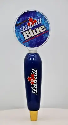 LN Labatt Blue Beer Tap Handle Wooden W/ Arylic Top Emblem • $23.74