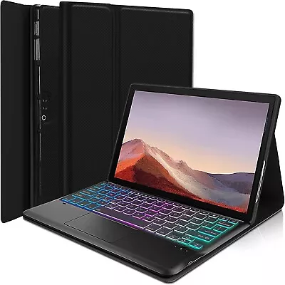 Backlit Touchpad Keyboard Case For Microsoft Surface Pro 7 Plus/Pro 7/ Pro 6/... • $63
