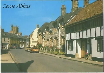 Cerne Abbas Long Street Colour Postcard Unposted • £2.20