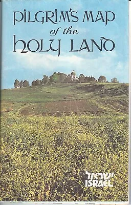 Pilgrim's Map Of The Holy Land Vintage 1980 Jerusalem Israel Travel Brochure Map • $12.99