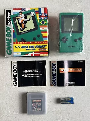 Gameboy Pocket - Jeu De Foot - Limited Edition - Boxed Console - CIB • £400