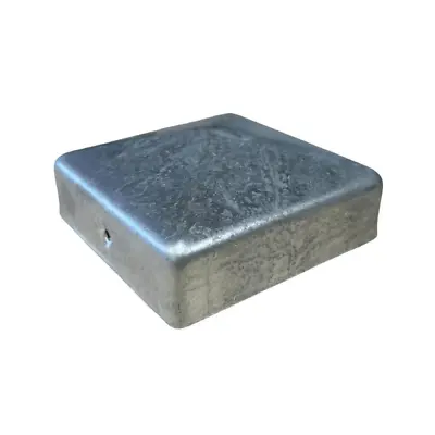 Galvanised Fence Post Cap Metal For 100mm Posts • £3.36