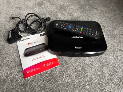 £50 • Buy Manhattan T2-R 500 GB Freeview HD Recorder 500 GB - Black