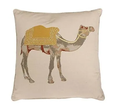 Thro By Marlo Lorenz Czer Camel Printed Diamond Pillow 20 X 20  Honey Gold • $14.99