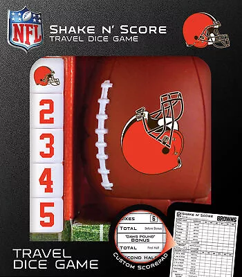 MasterPieces - Cleveland Browns - NFL Shake N' Score Dice Game • $19.99