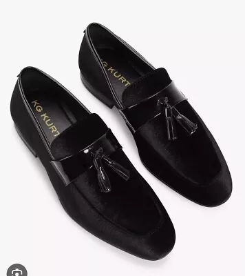 Men’s Velvet Shoes Size 7 Kurt Geiger Stevie Velvet RRP £130! • £70